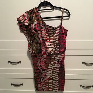 Jessica Simpson one shoulder dress
